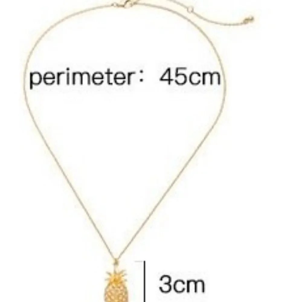 Pineapple Dainty Pendant Necklace  - Picture 6 of 6